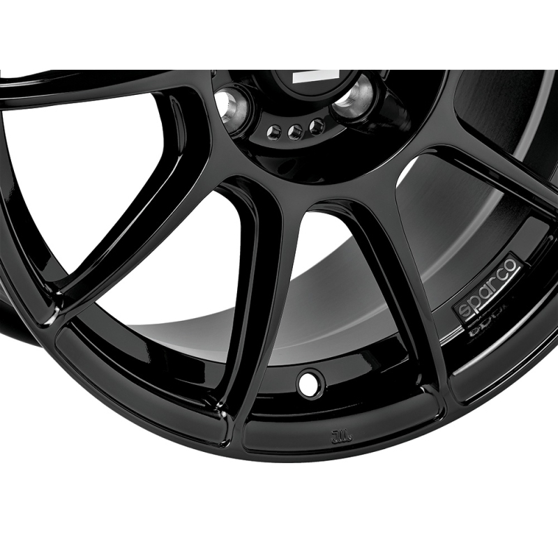 17 Inch Sparco FF1 Gloss Black Alloy Wheels