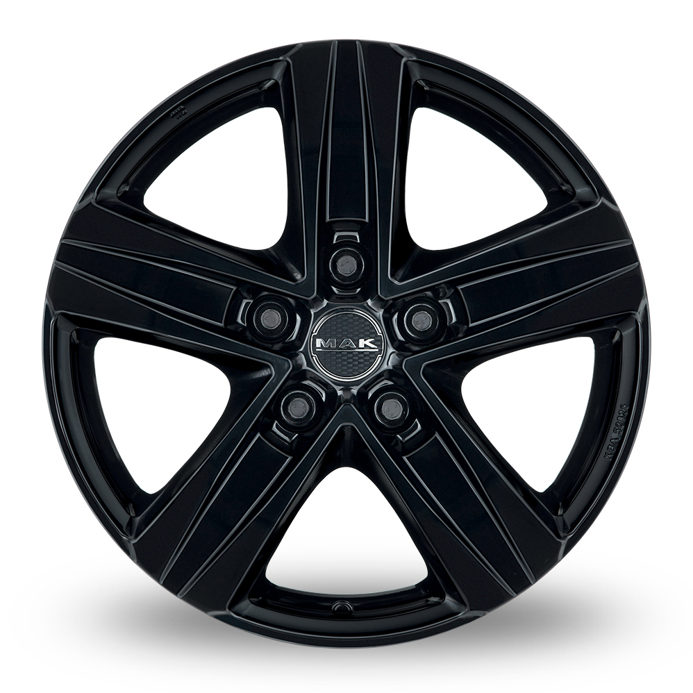 18 Inch MAK Stone 5 Gloss Black Alloy Wheels