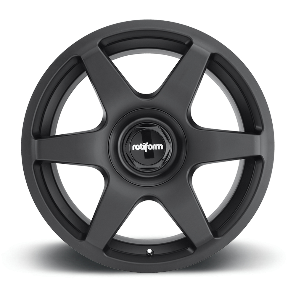 19 Inch Rotiform SIX Matt Black Alloy Wheels