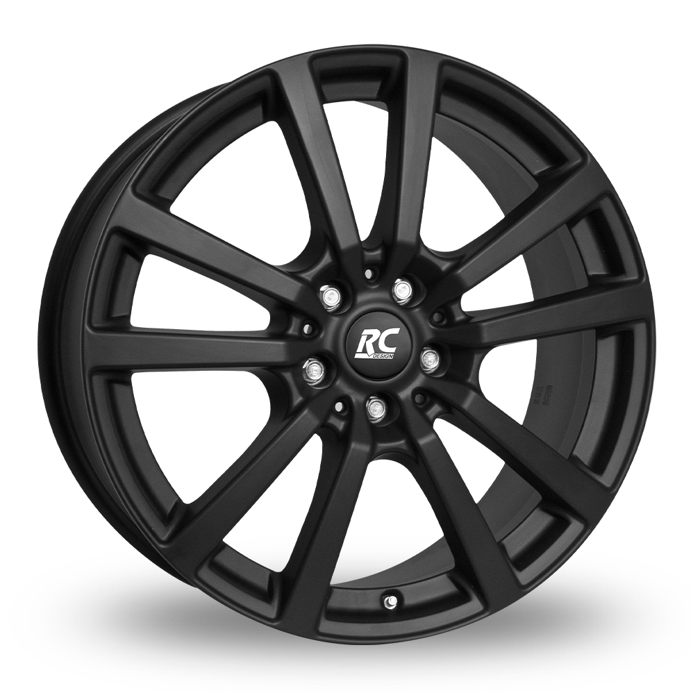 16 Inch RC Design RC25T Matt Black Alloy Wheels