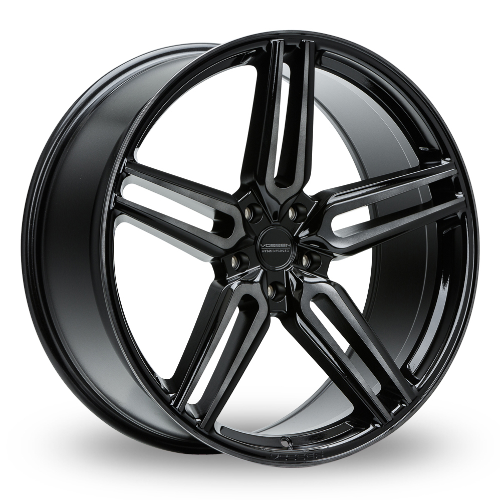 21 Inch Vossen HF-1 Tinted Black Gloss Alloy Wheels