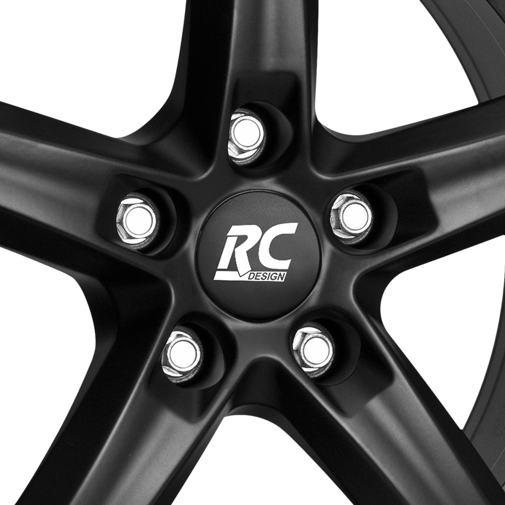 17 Inch RC Design RC24 Matt Black Alloy Wheels