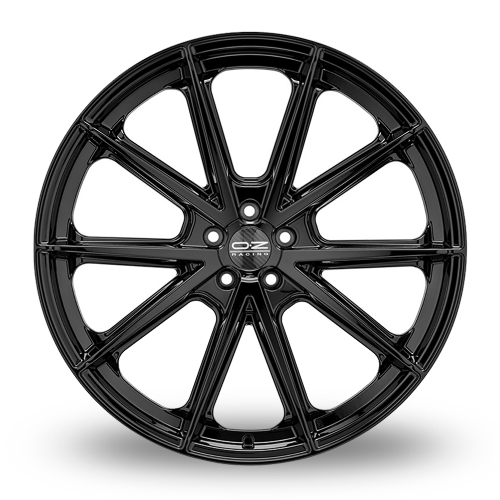 17 Inch OZ Racing Formula HLT 4 Stud Gloss Black Alloy Wheels