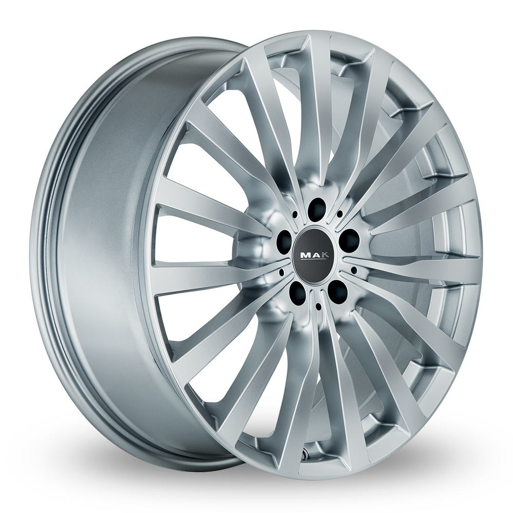 19 Inch MAK Krone Silver Alloy Wheels