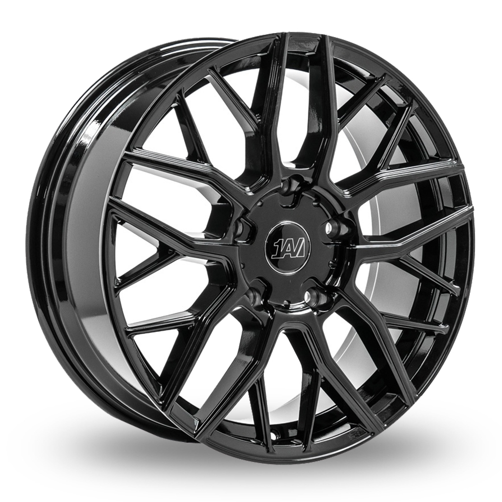 20 Inch 1AV ZX11 Transit Gloss Black Alloy Wheels