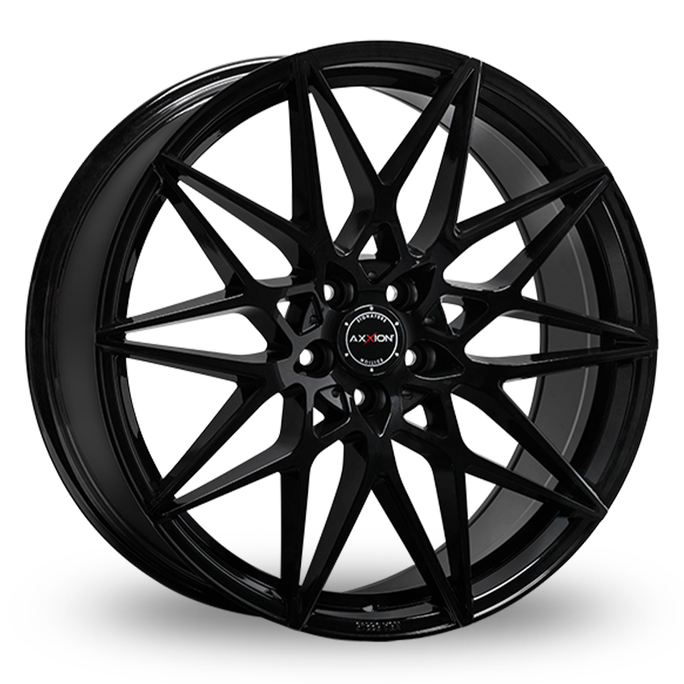 19 Inch Axxion AX9 Gloss Black Alloy Wheels