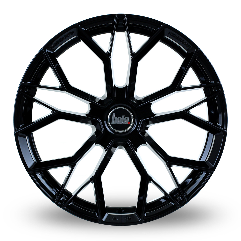 19 Inch Bola FLF Gloss Black Alloy Wheels