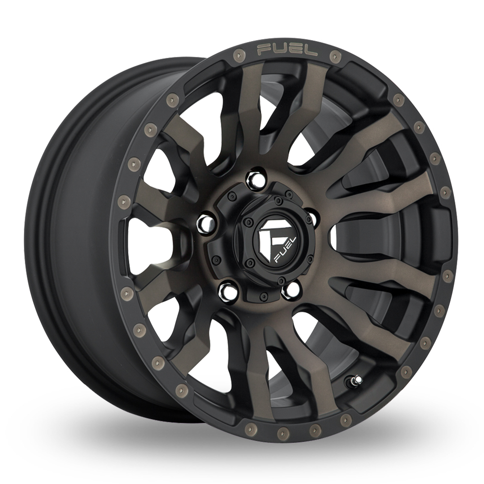 18 Inch Fuel Off-Road Blitz Matt Black Double Dark Tint Alloy Wheels