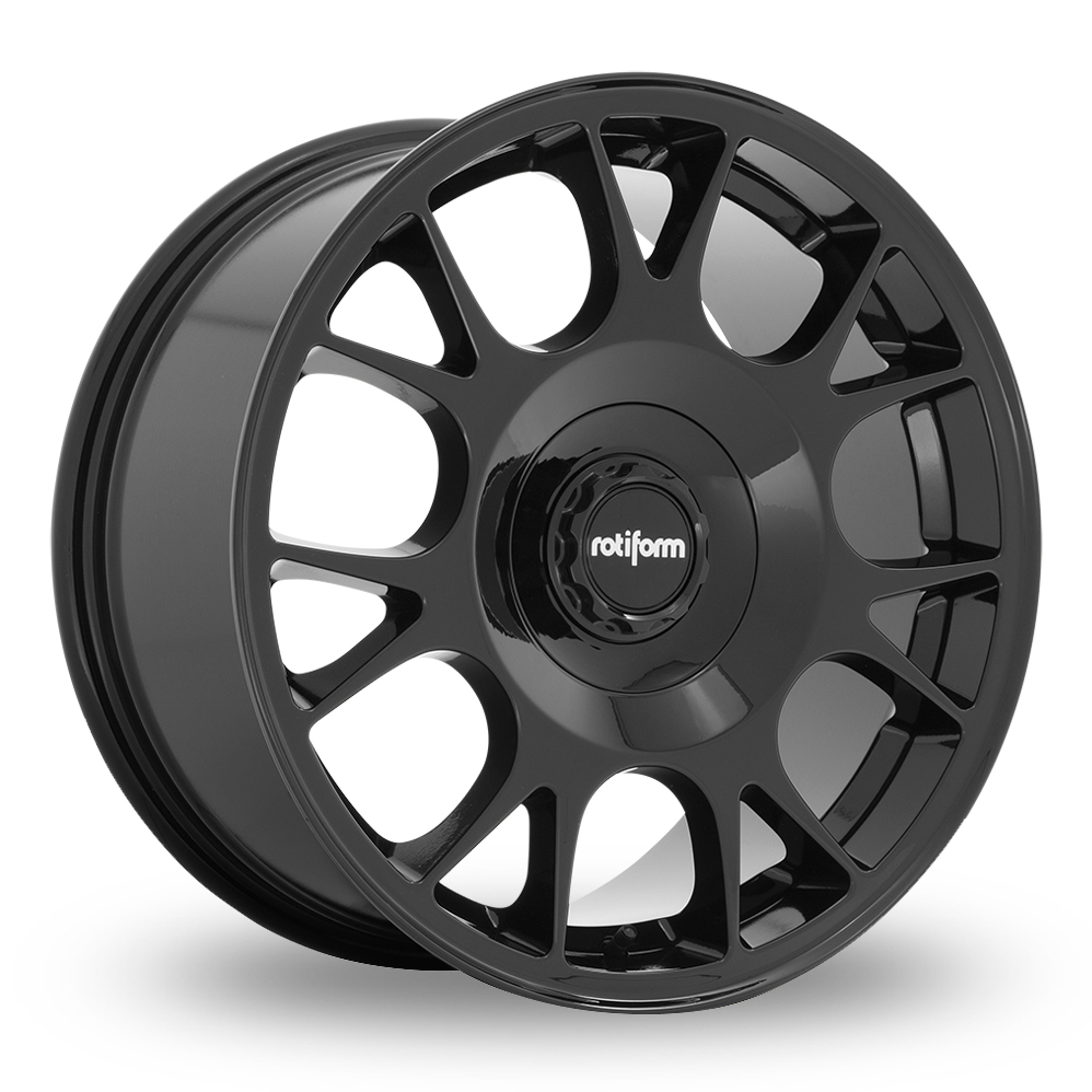 19 Inch Rotiform TUF-R Gloss Black Alloy Wheels