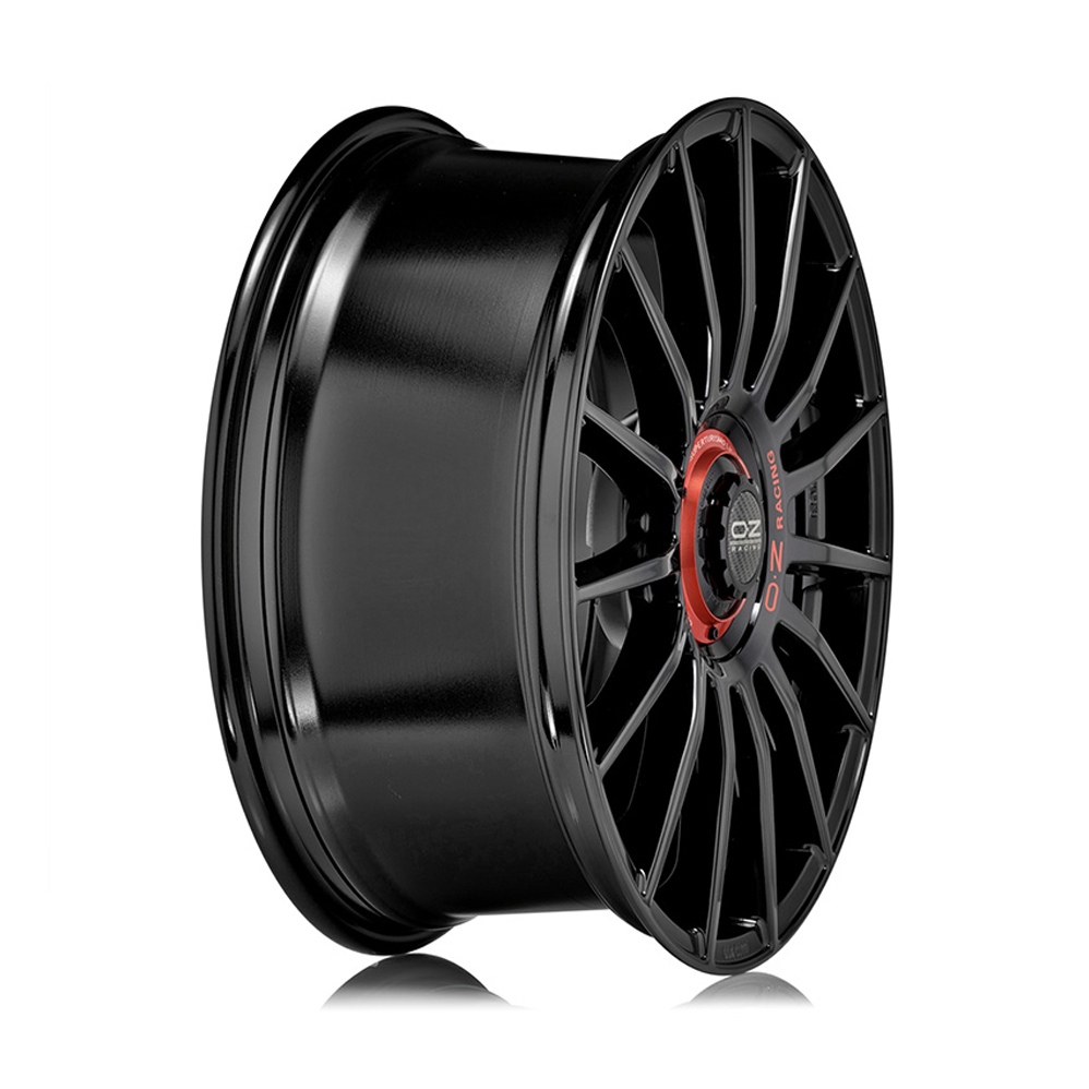 18 Inch OZ Racing Superturismo Evoluzione Gloss Black Alloy Wheels