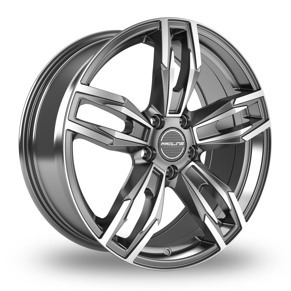 20 Inch Proline PXD Grey Polished Alloy Wheels