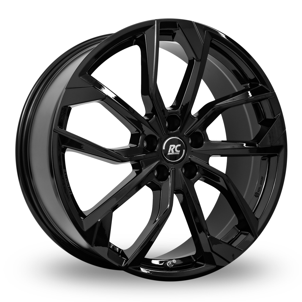 18 Inch RC Design RC34 Gloss Black Alloy Wheels