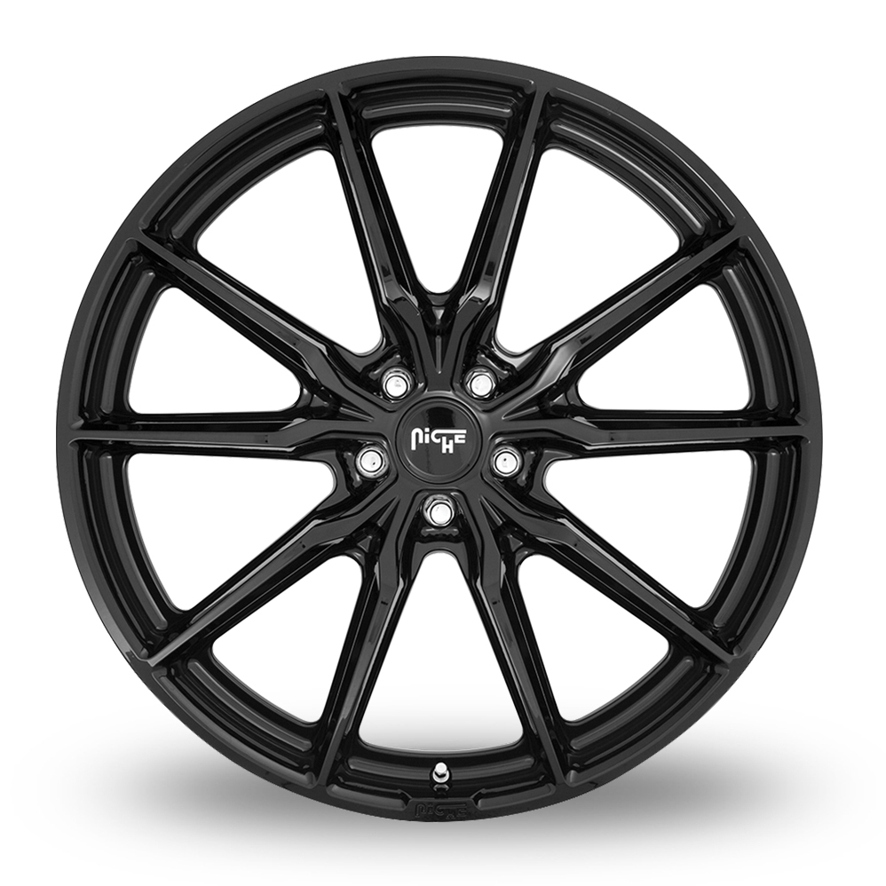 19 Inch Niche Rainier Matt Black Alloy Wheels