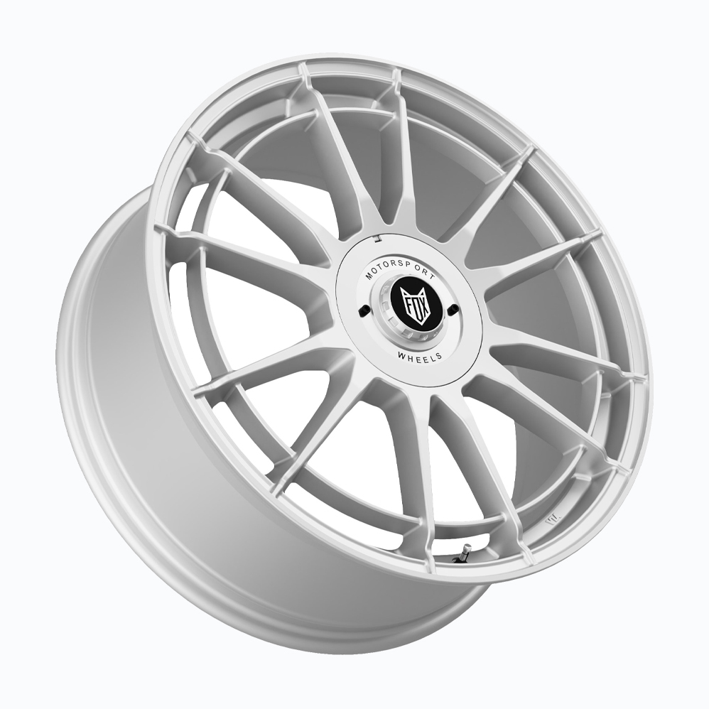 16 Inch Fox Racing VR4 Satin Silver Alloy Wheels