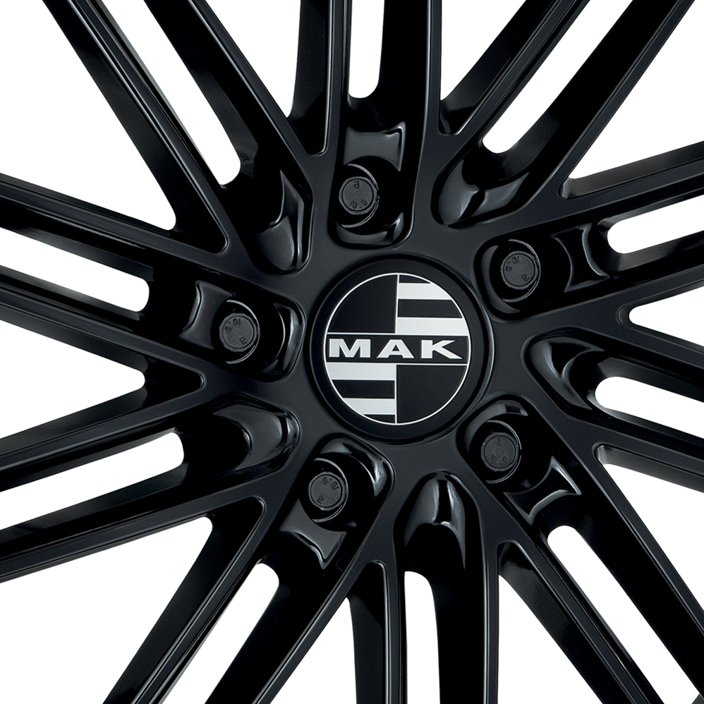 21 Inch MAK Leipzig Gloss Black Alloy Wheels