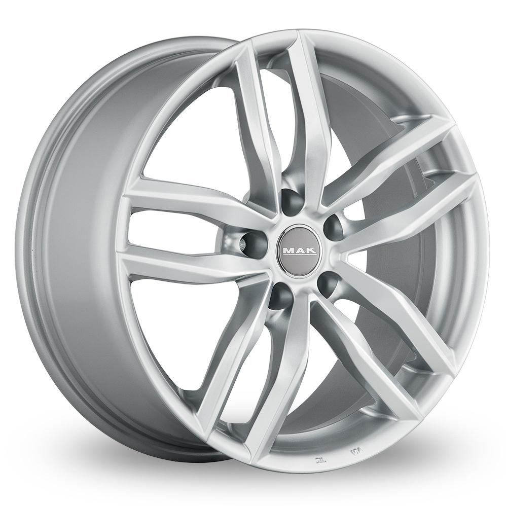 18 Inch MAK Sarthe Silver Alloy Wheels