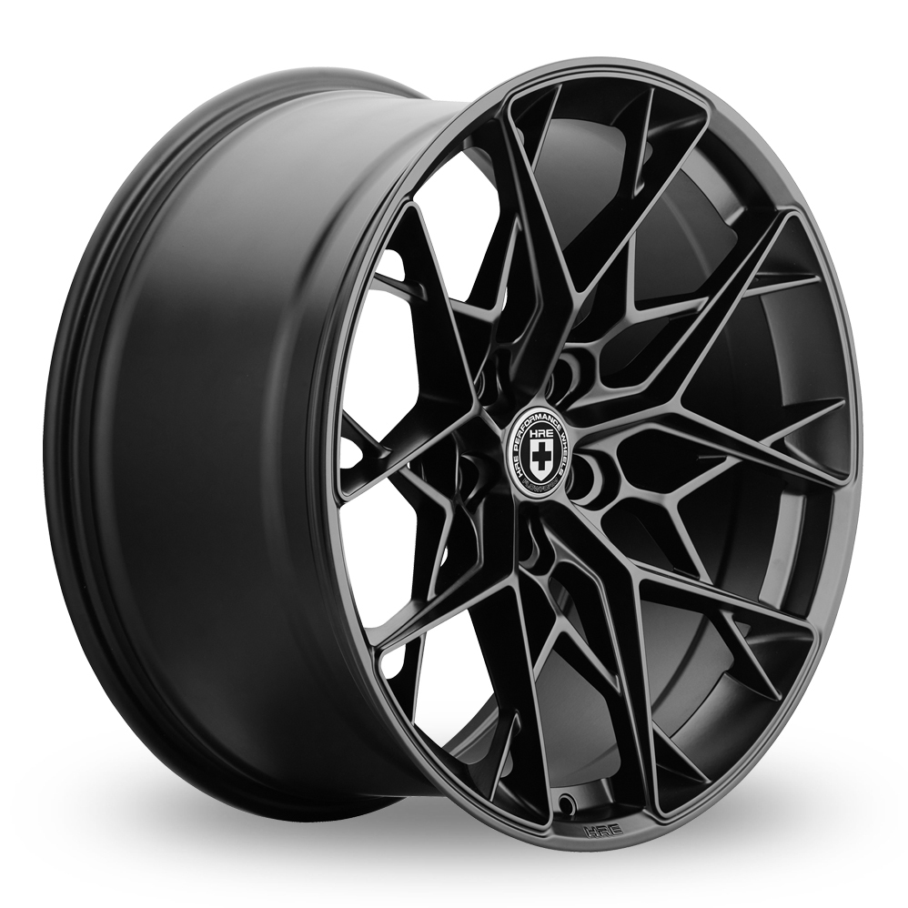 19 Inch HRE FlowForm FF10 Satin Black Alloy Wheels