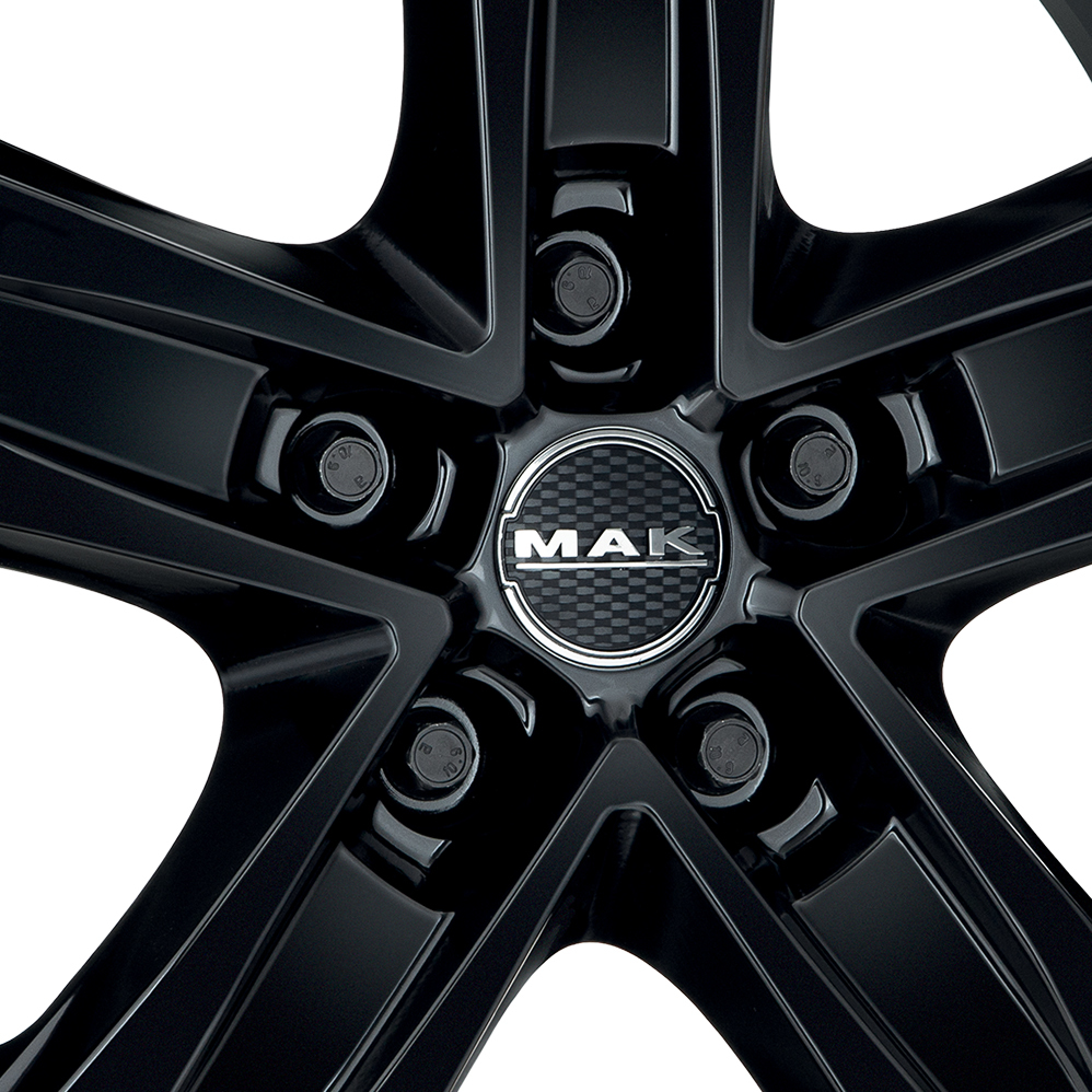 18 Inch MAK Stone 5 Gloss Black Alloy Wheels