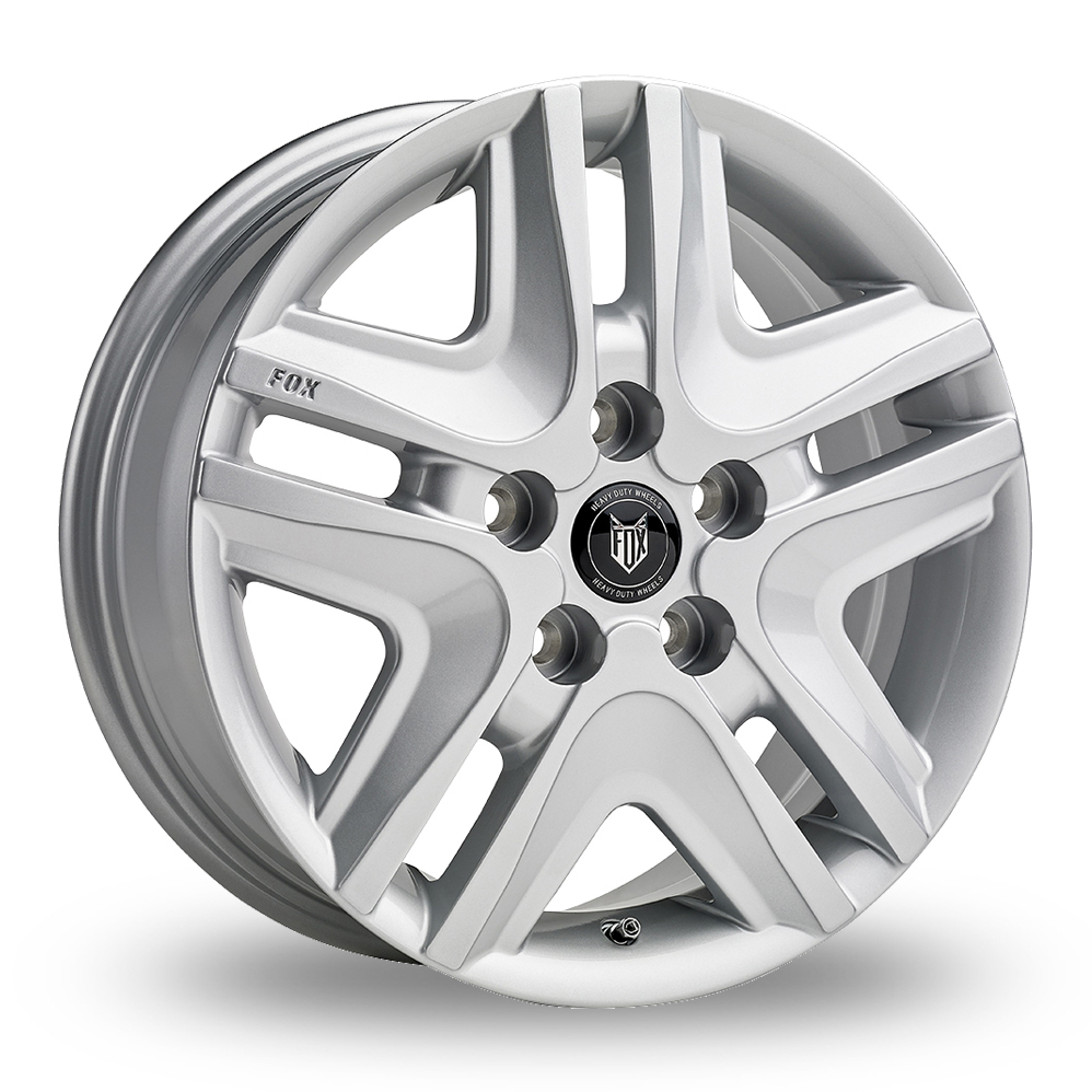 16 Inch Fox Racing Opus Silver Alloy Wheels