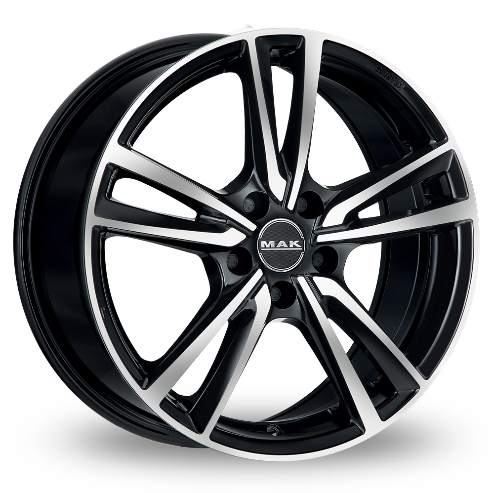 16 Inch MAK Icona Black Mirror Alloy Wheels