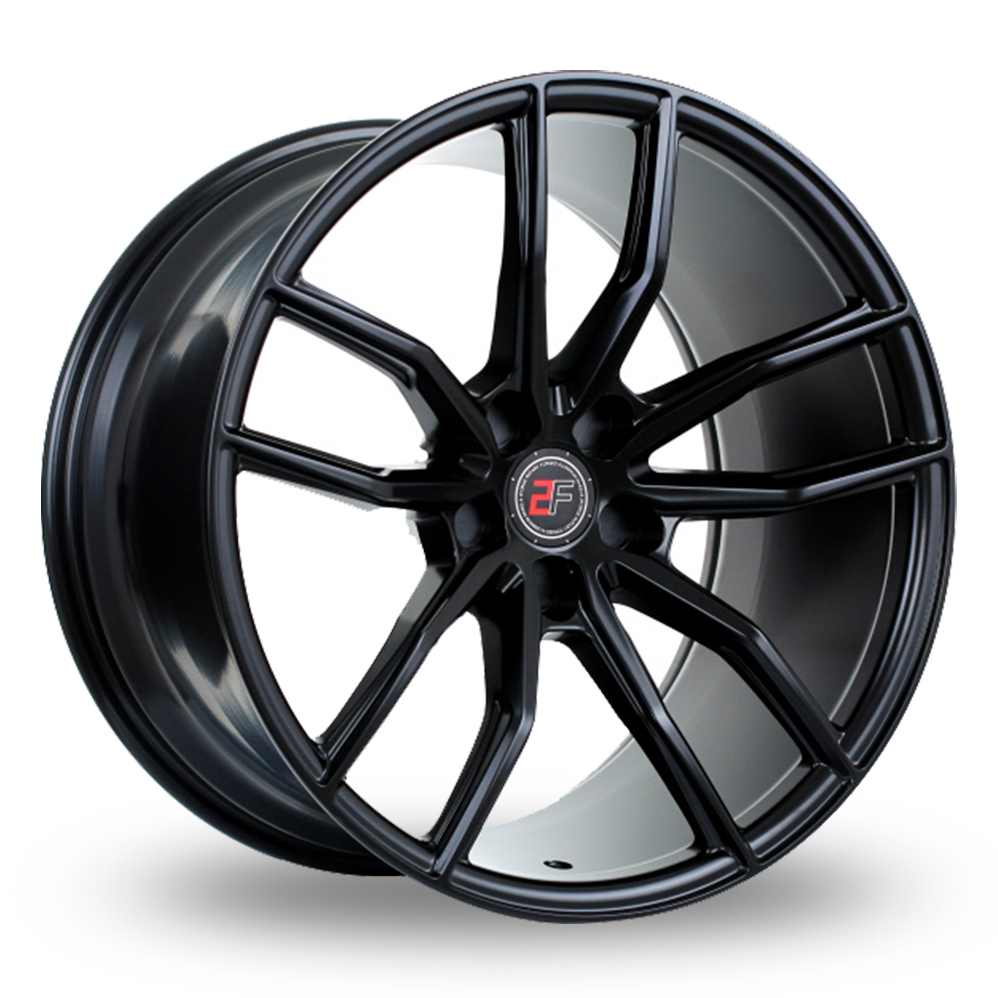 20 Inch 2FORGE ZF4 Matt Black Alloy Wheels