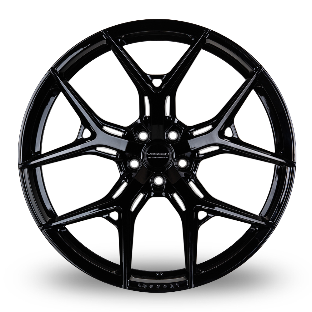 19 Inch Vossen HF-5 Gloss Black Alloy Wheels