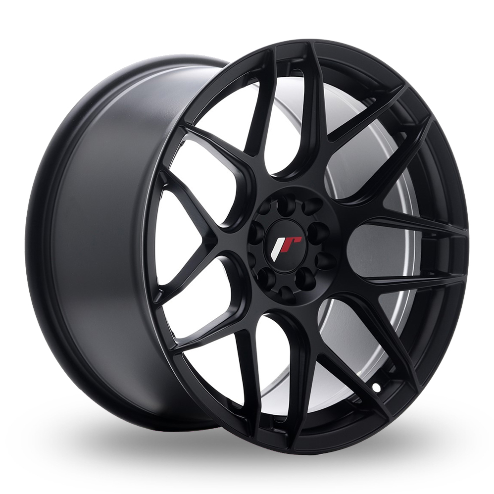 18 Inch Japan Racing JR18 (9.5x 18) Matt Black Alloy Wheels