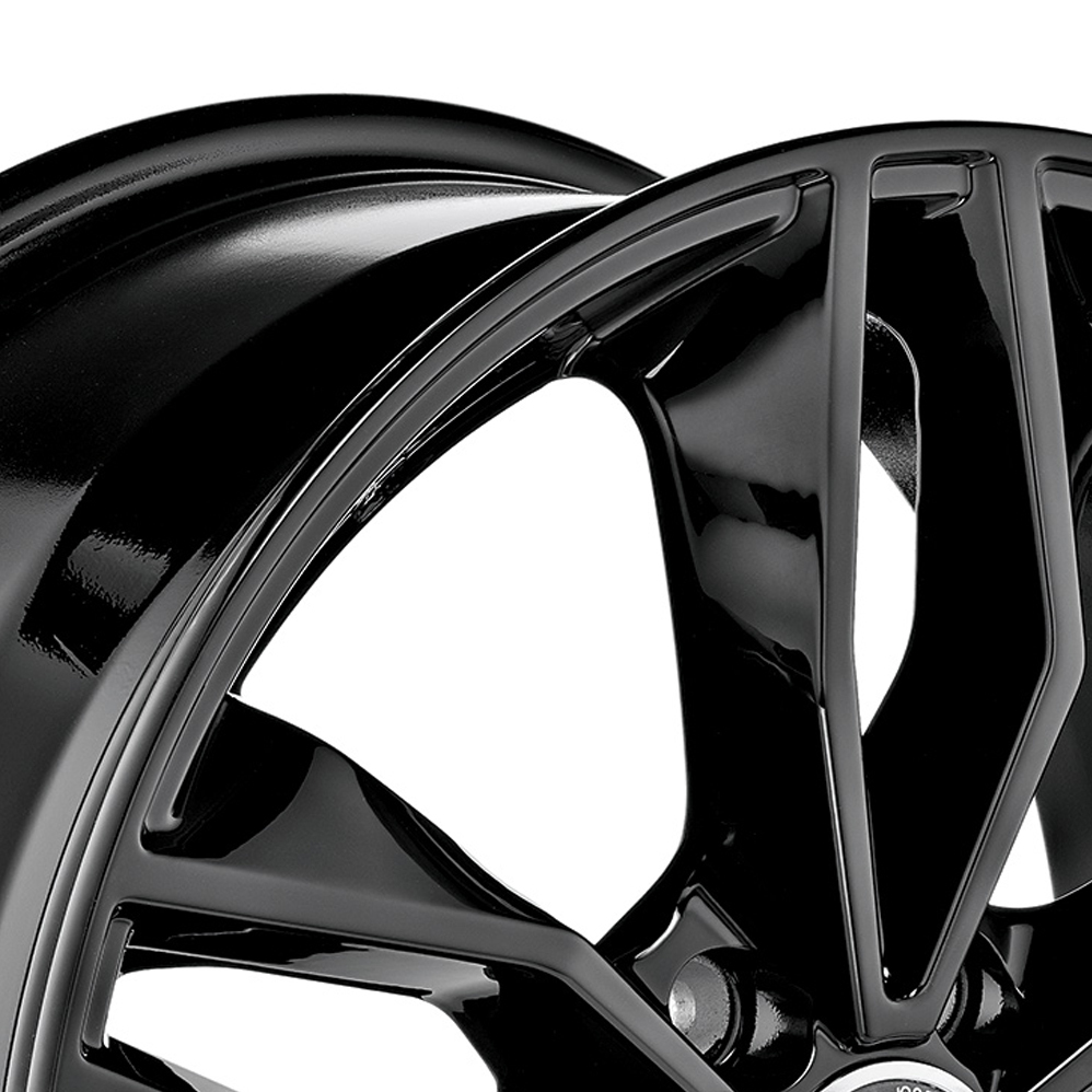 17 Inch MSW (by OZ) 71 Gloss Black Alloy Wheels