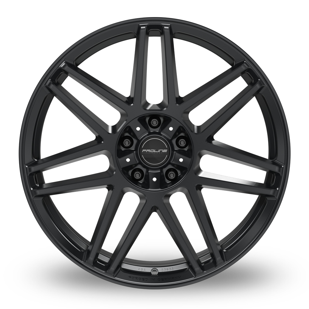 22 Inch Proline PFG FORGED Black Matt Alloy Wheels