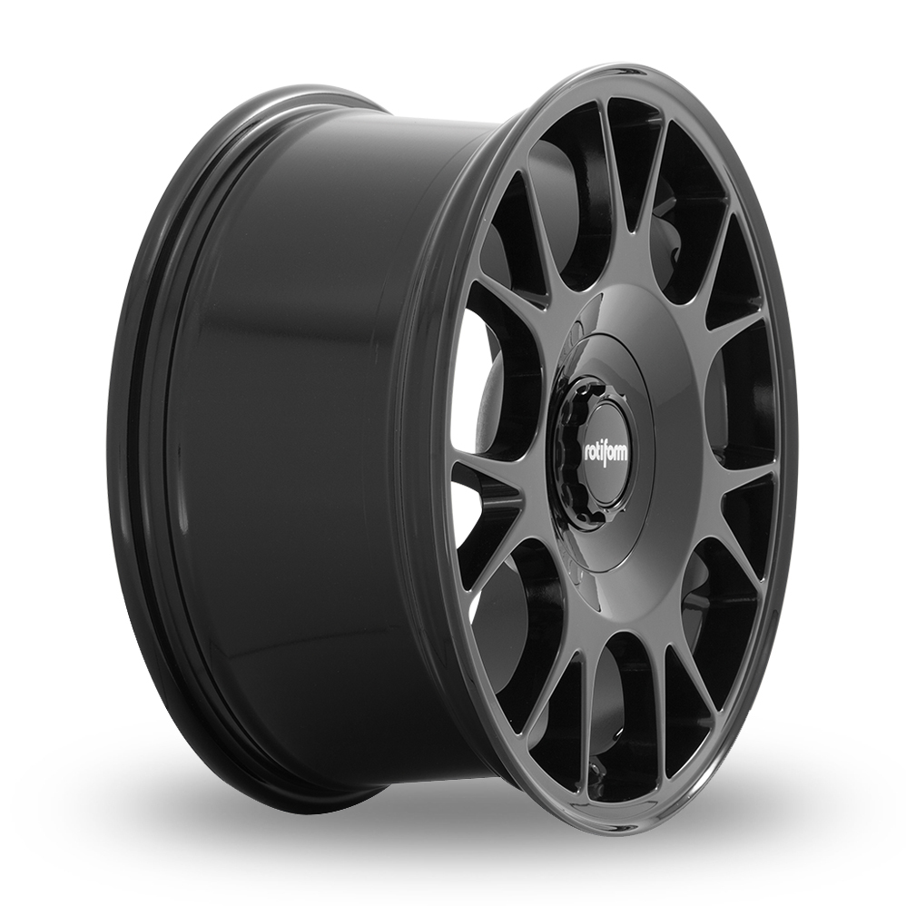 18 Inch Rotiform TUF-R Gloss Black Alloy Wheels