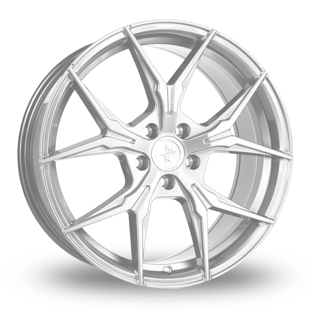 19 Inch Keskin Tuning KT19 Silver Alloy Wheels