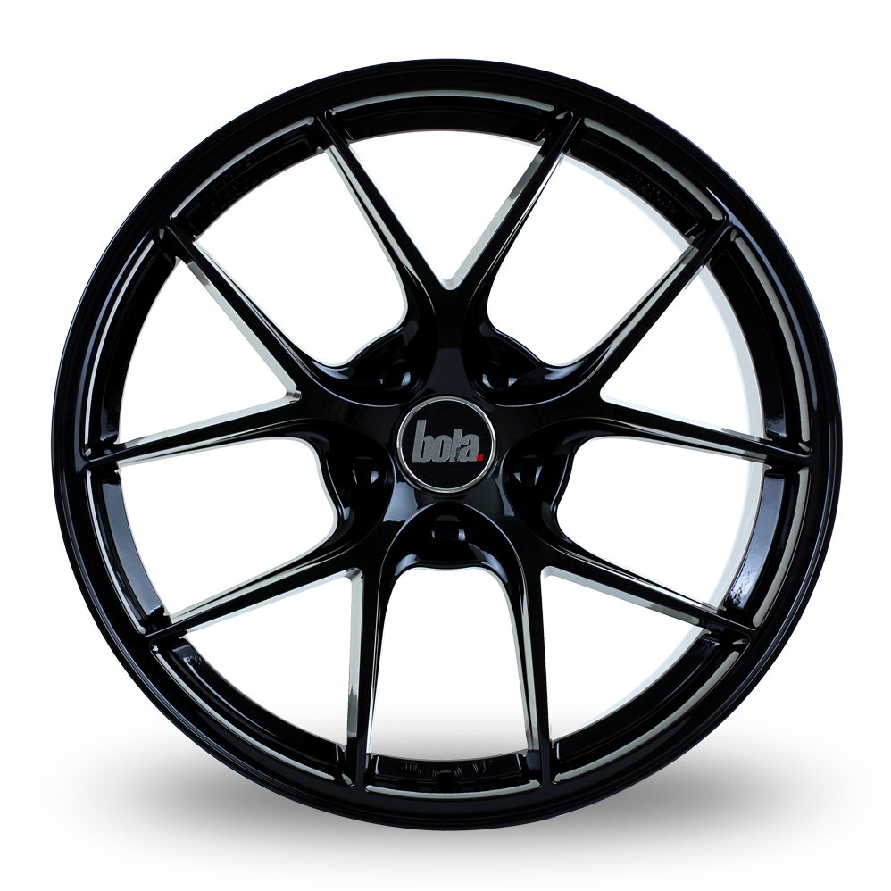 17 Inch Bola FLE Gloss Black Alloy Wheels