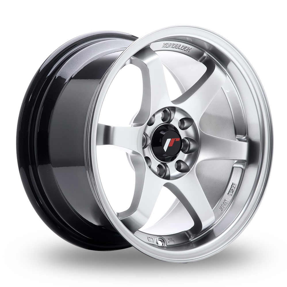 15 Inch Japan Racing JR3 (8x15) Hyper Silver Alloy Wheels