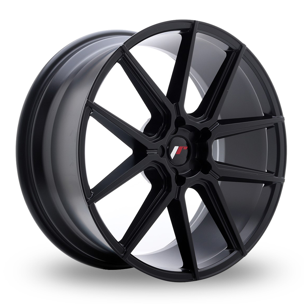 21 Inch Japan Racing JR30 (9x21) (Custom Fitment) Matt Black Alloy Wheels