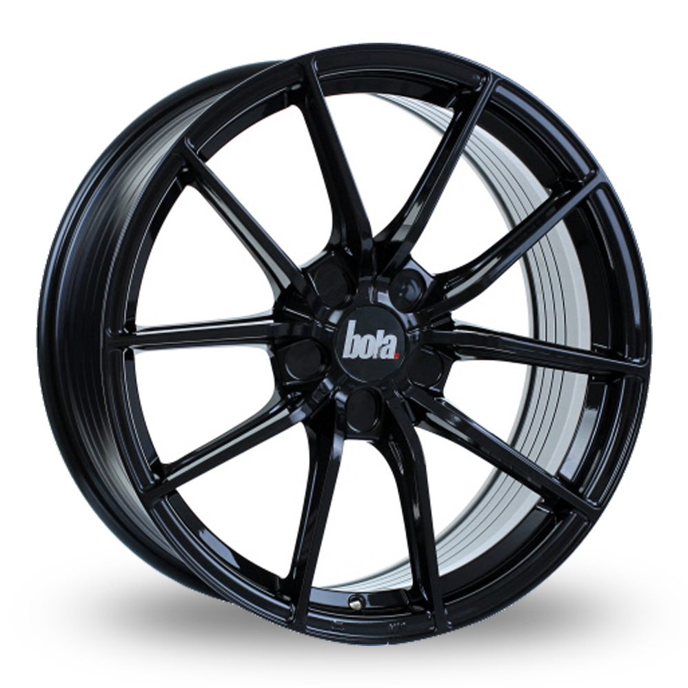 19 Inch Bola FLC Gloss Black Alloy Wheels