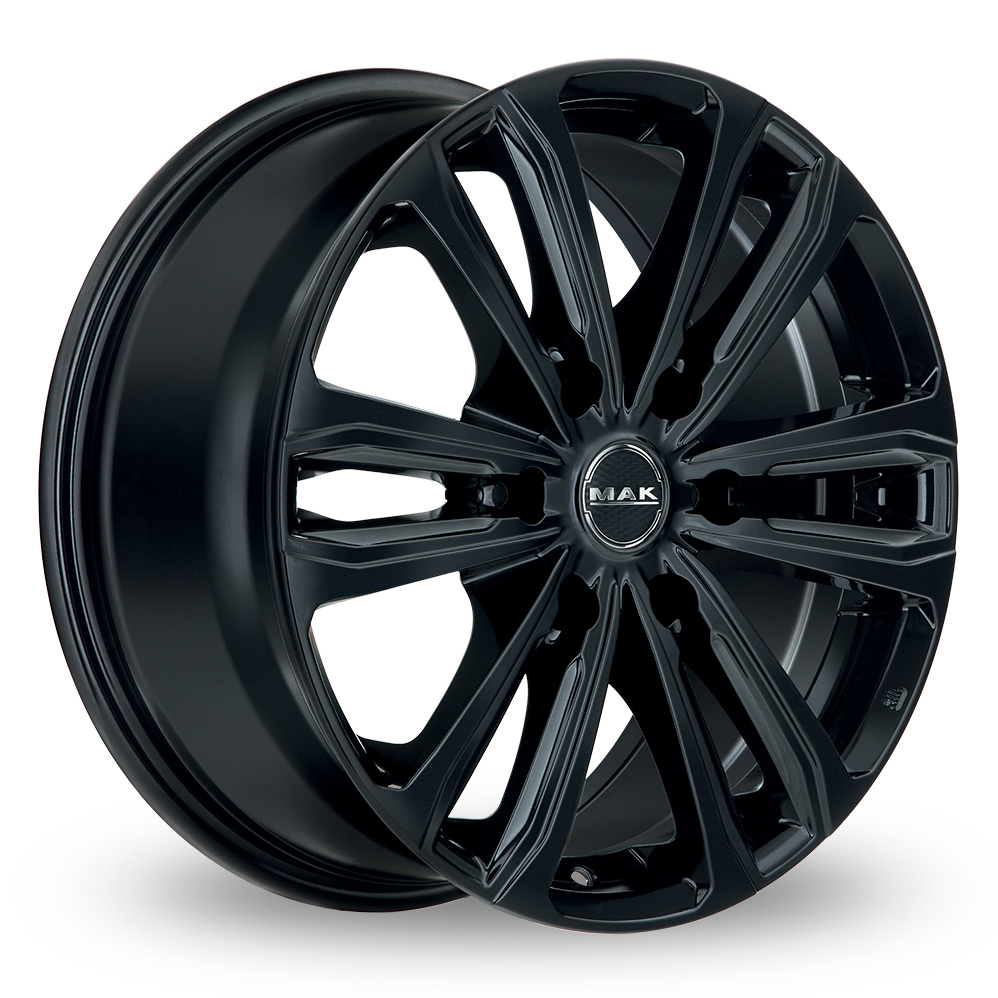 20 Inch MAK Safari 6 Gloss Black Alloy Wheels