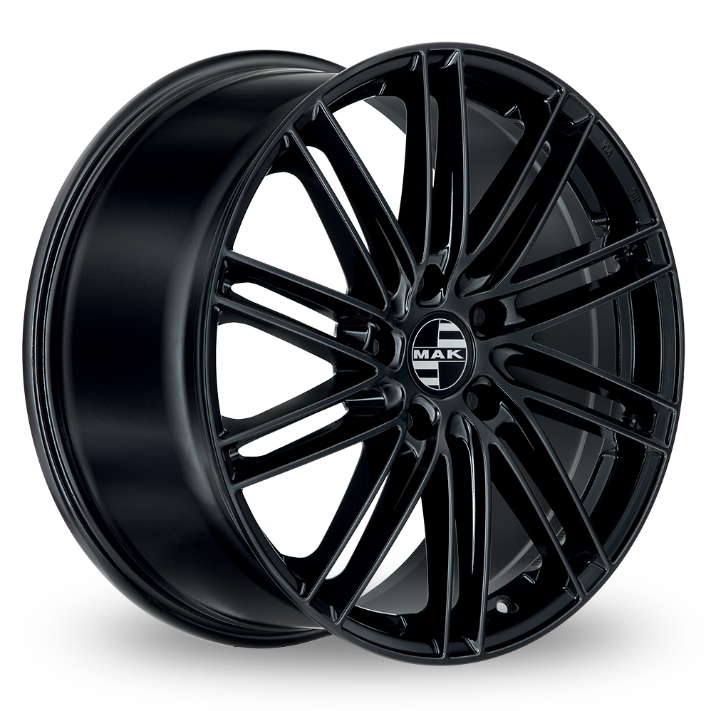 21 Inch MAK Leipzig Gloss Black Alloy Wheels