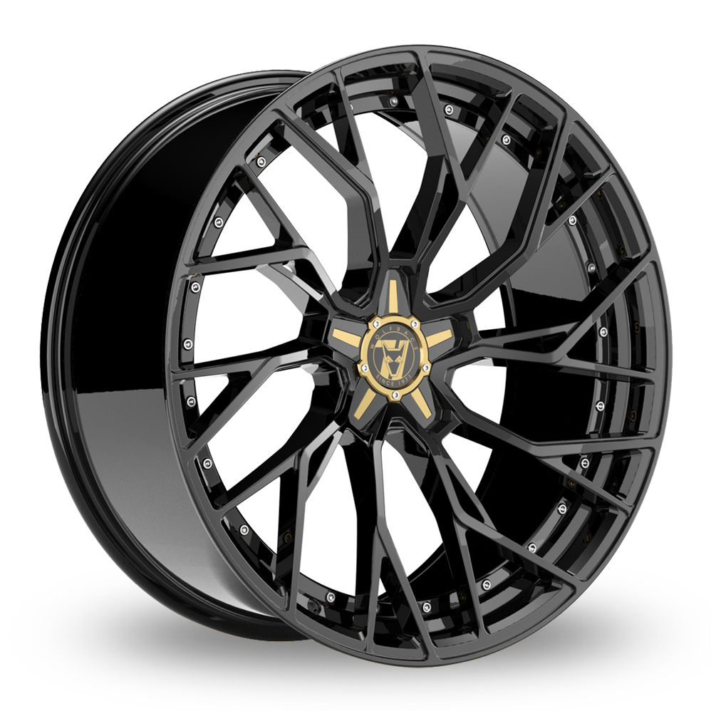 18 Inch Wolfrace Voodoo Gloss Black Alloy Wheels