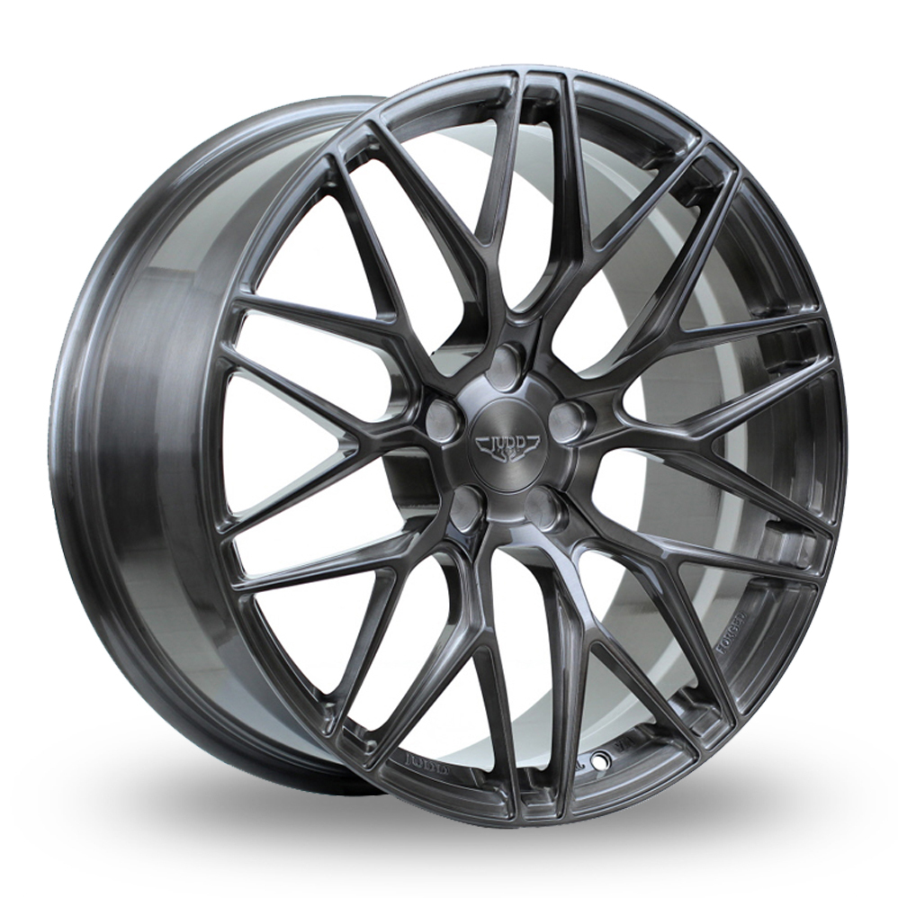 20 Inch Judd Model One (Forged) Hand Brushed Titanium Alloy Wheels