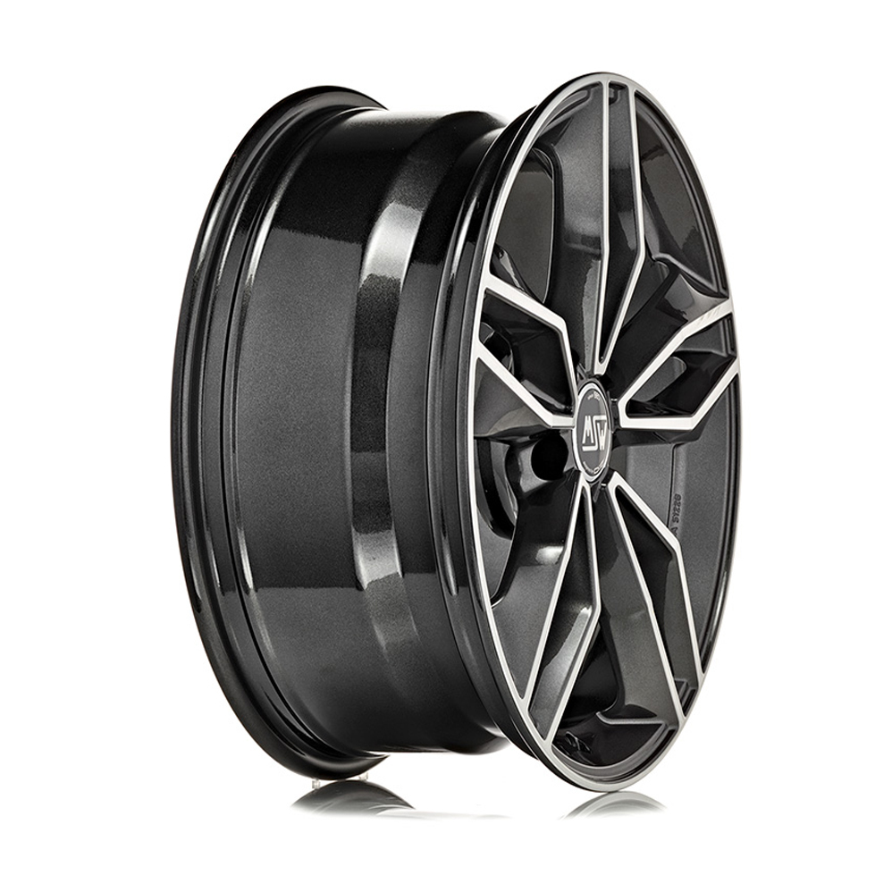 17 Inch MSW (by OZ) 71 Grey Polished Alloy Wheels