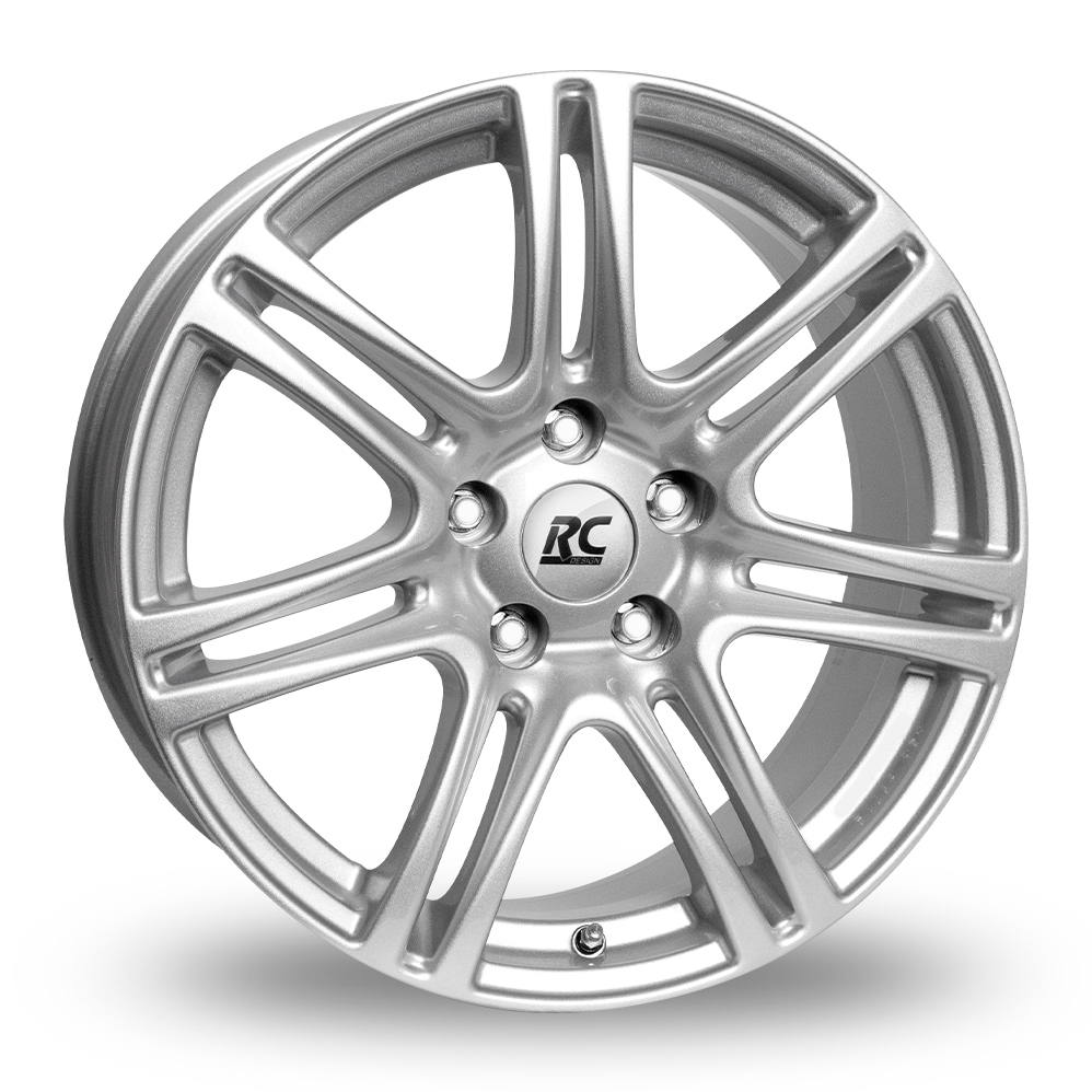 17 Inch RC Design RC28 Silver Alloy Wheels