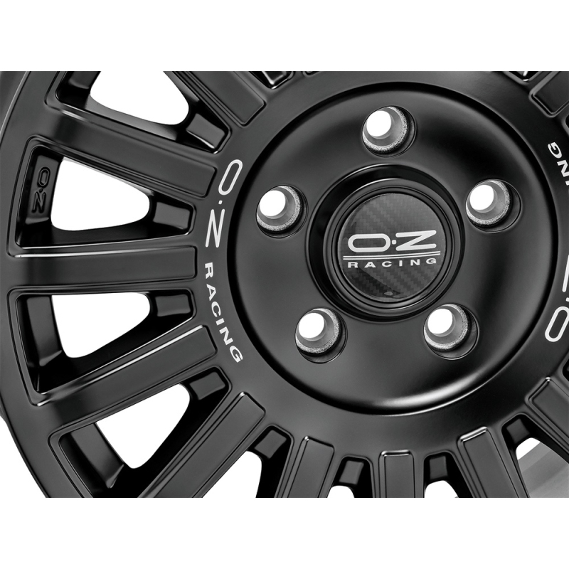 17 Inch OZ Racing Rally Raid Matt Black Alloy Wheels