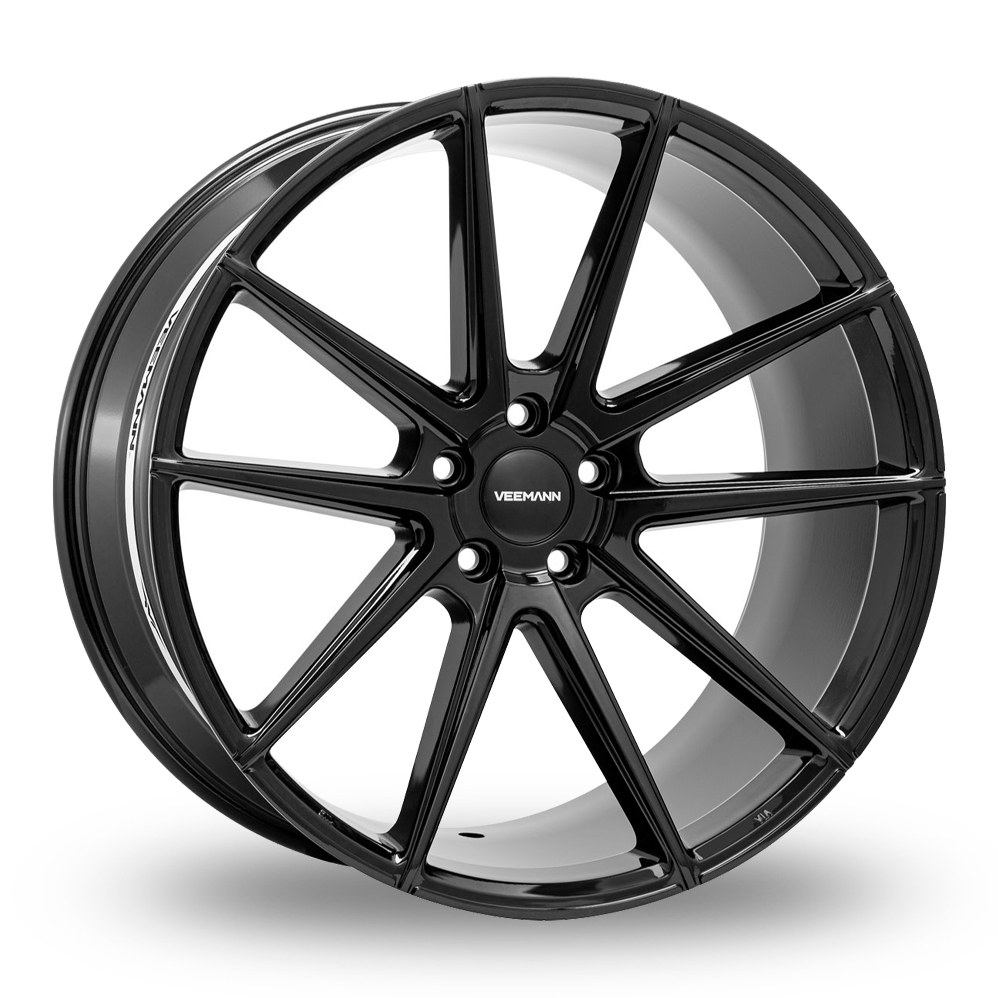 21 Inch VEEMANN V-FS4 Gloss Black Alloy Wheels