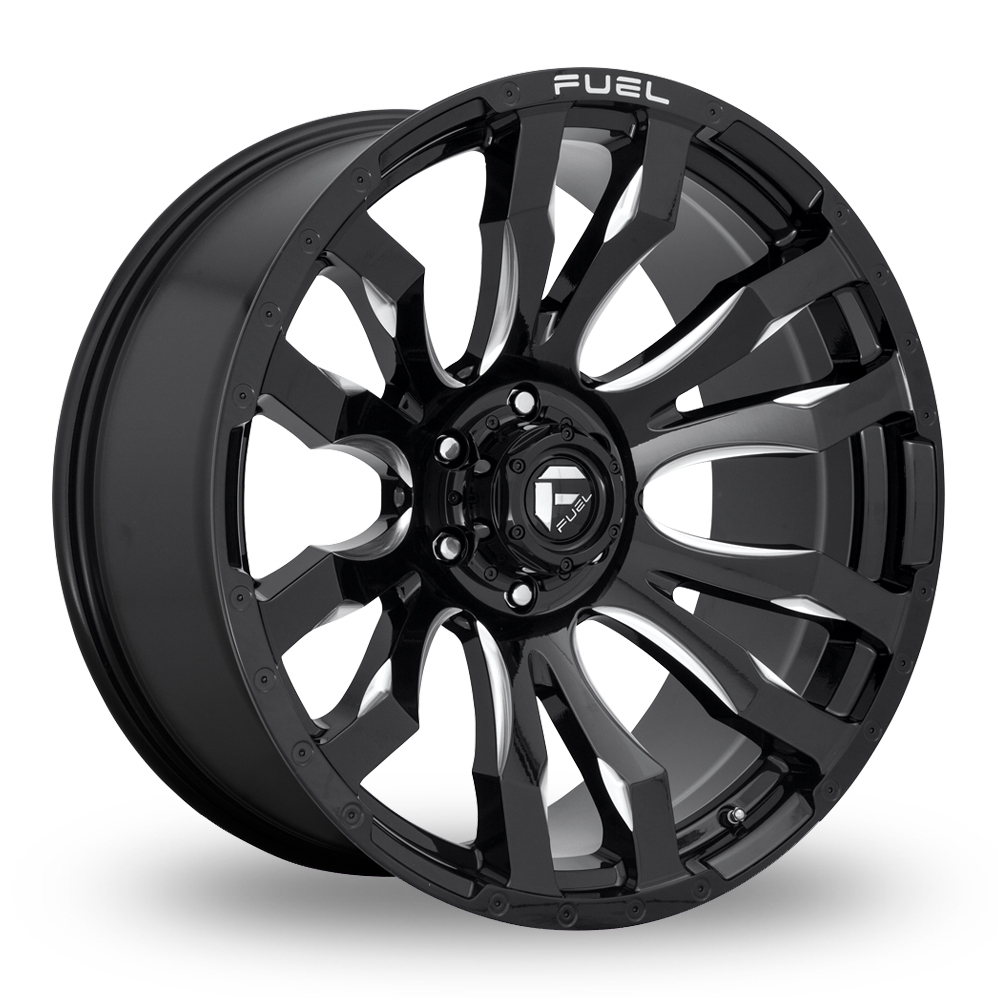 16 Inch Fuel Off-Road Blitz Gloss Black Milled Alloy Wheels