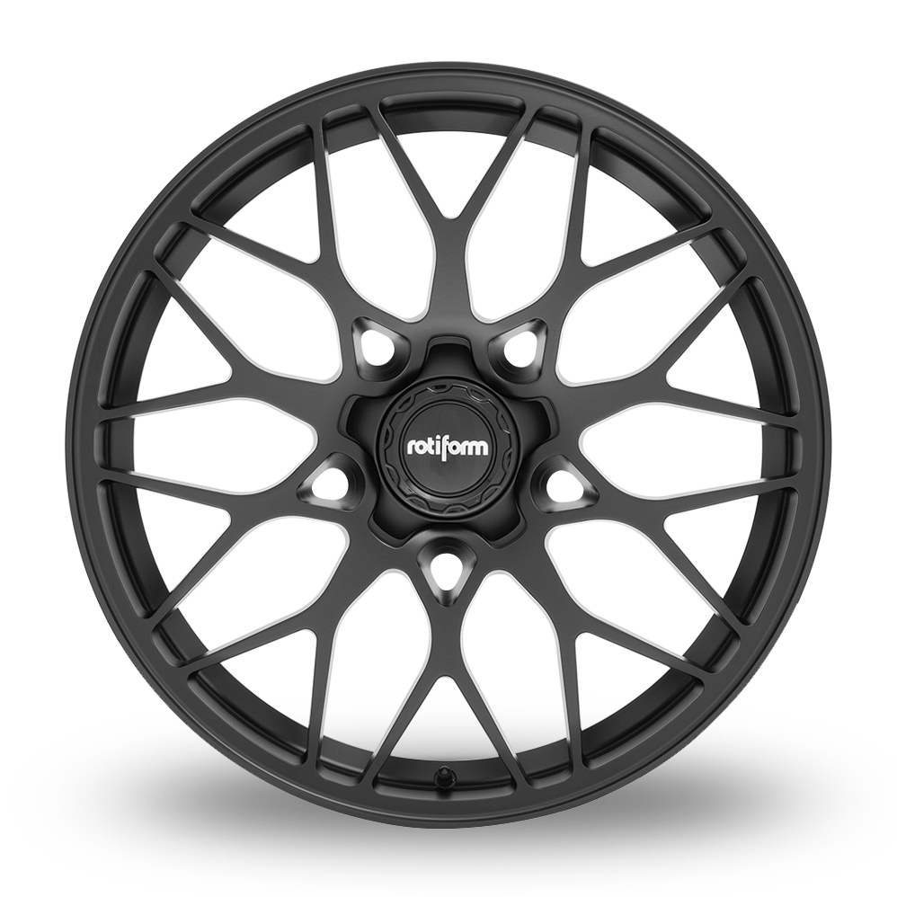 19 Inch Rotiform SGN Matt Black Alloy Wheels