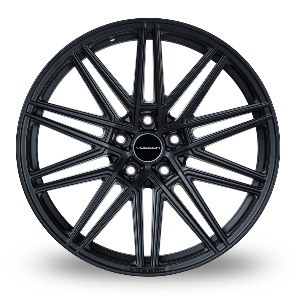 22 Inch Vossen CV10 Concave Satin Black Alloy Wheels