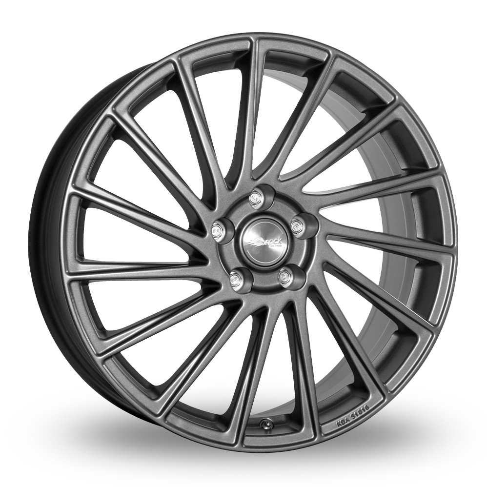 17 Inch Brock B39 Himalaya Matt Grey Alloy Wheels