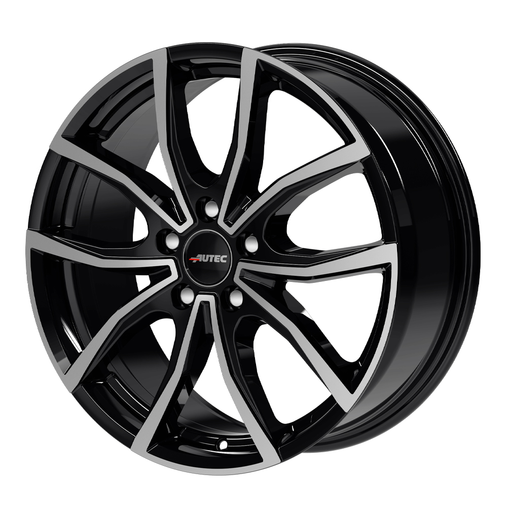 16 Inch Autec Vidron Gloss Black Polished Alloy Wheels