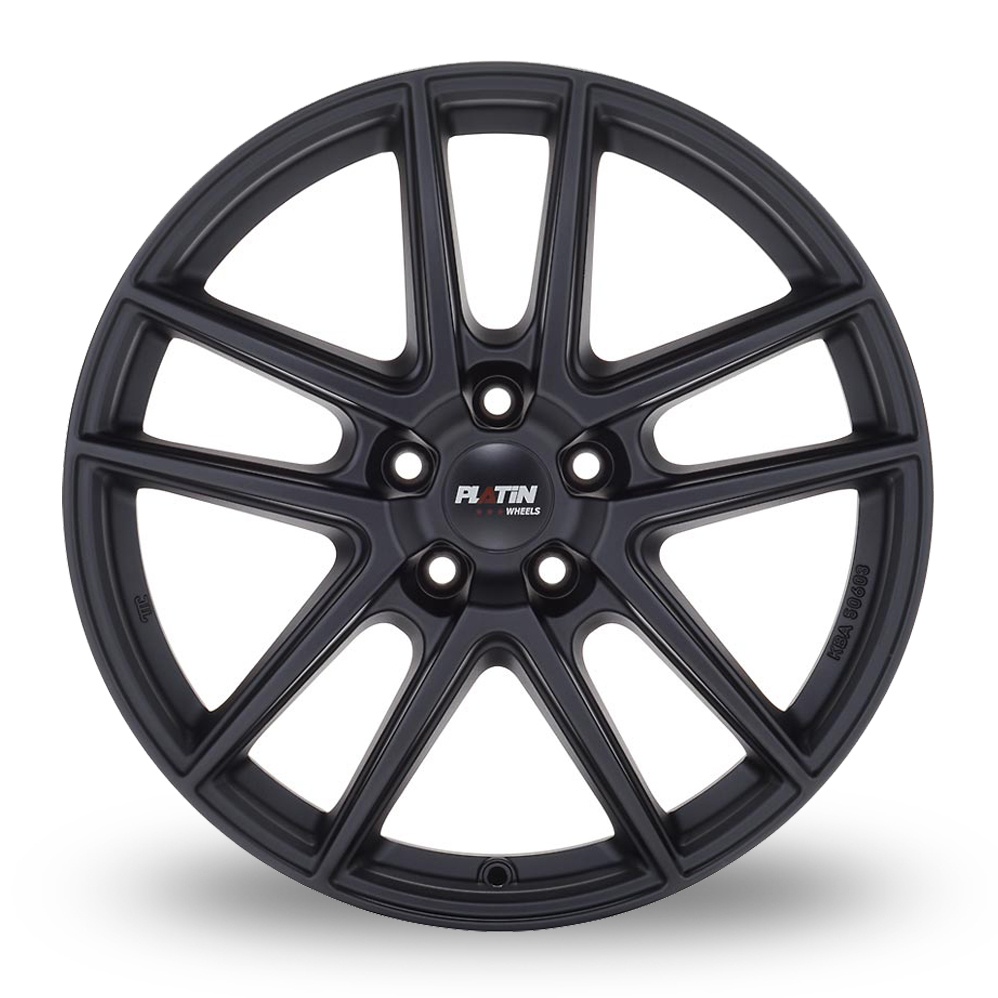 16 Inch Platin P 73 Matt Black Alloy Wheels