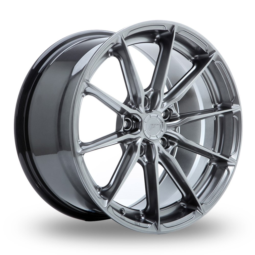 21 Inch Japan Racing JR37 (10x21) (Custom Fitment) Hyper Black Alloy Wheels